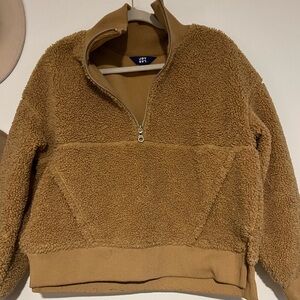 NWOT JoyLab Sherpa Quarter Zip